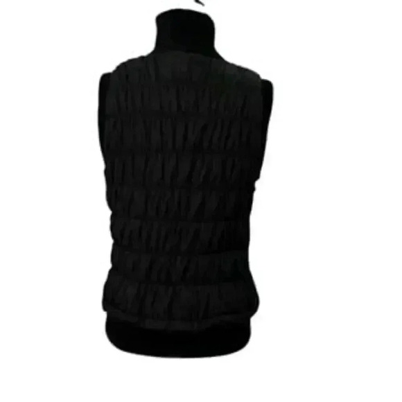 Calvin Klein black Quilted Puffer Front Zip Fully Lined Vest Women’s Size Large‎ - Picture 6 of 12